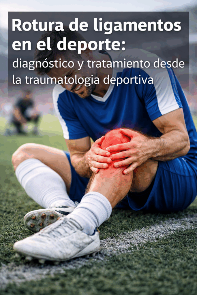 rotura de ligamentos en el deporte