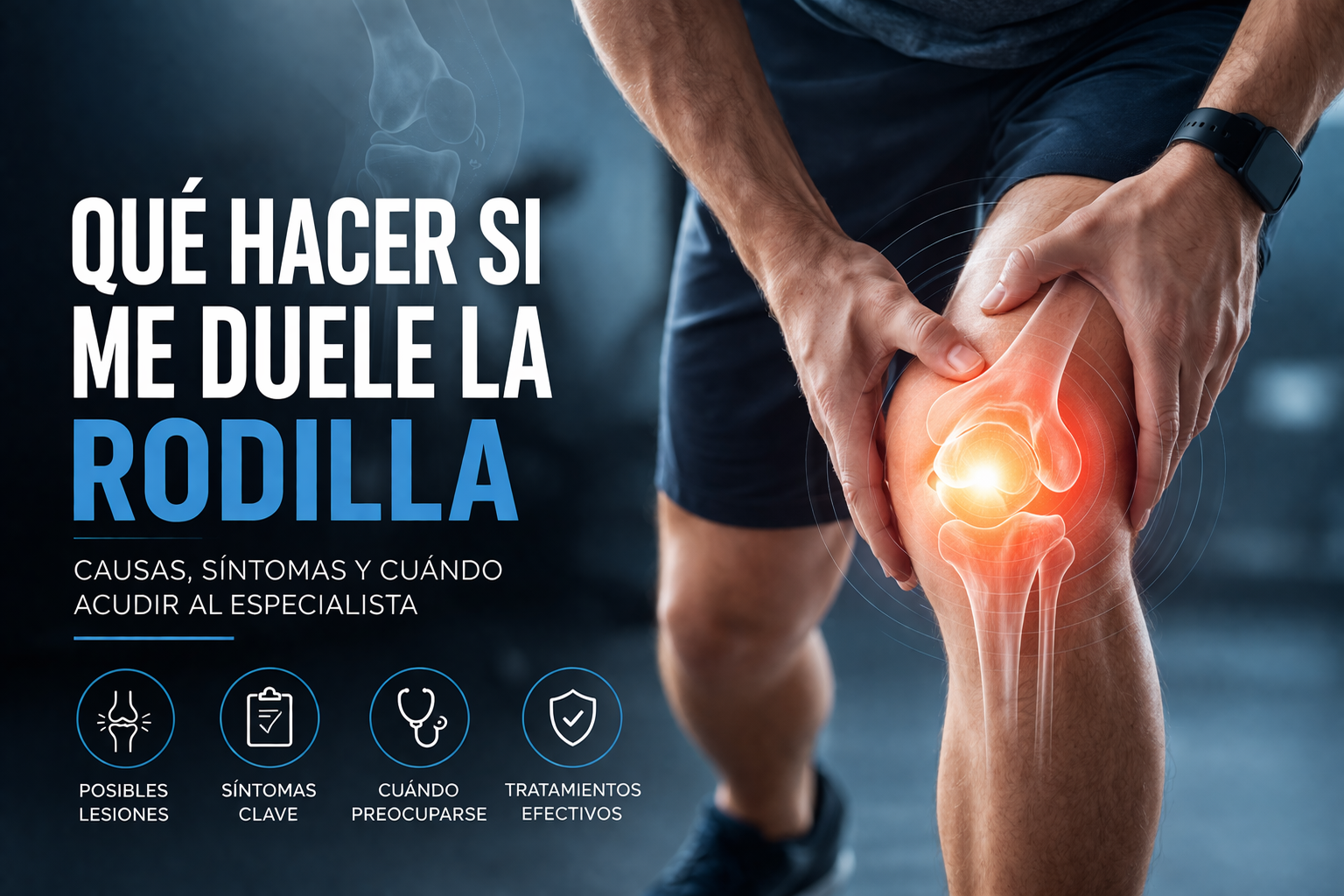 Qué hacer si me duele la rodilla