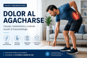 Dolor al agacharse