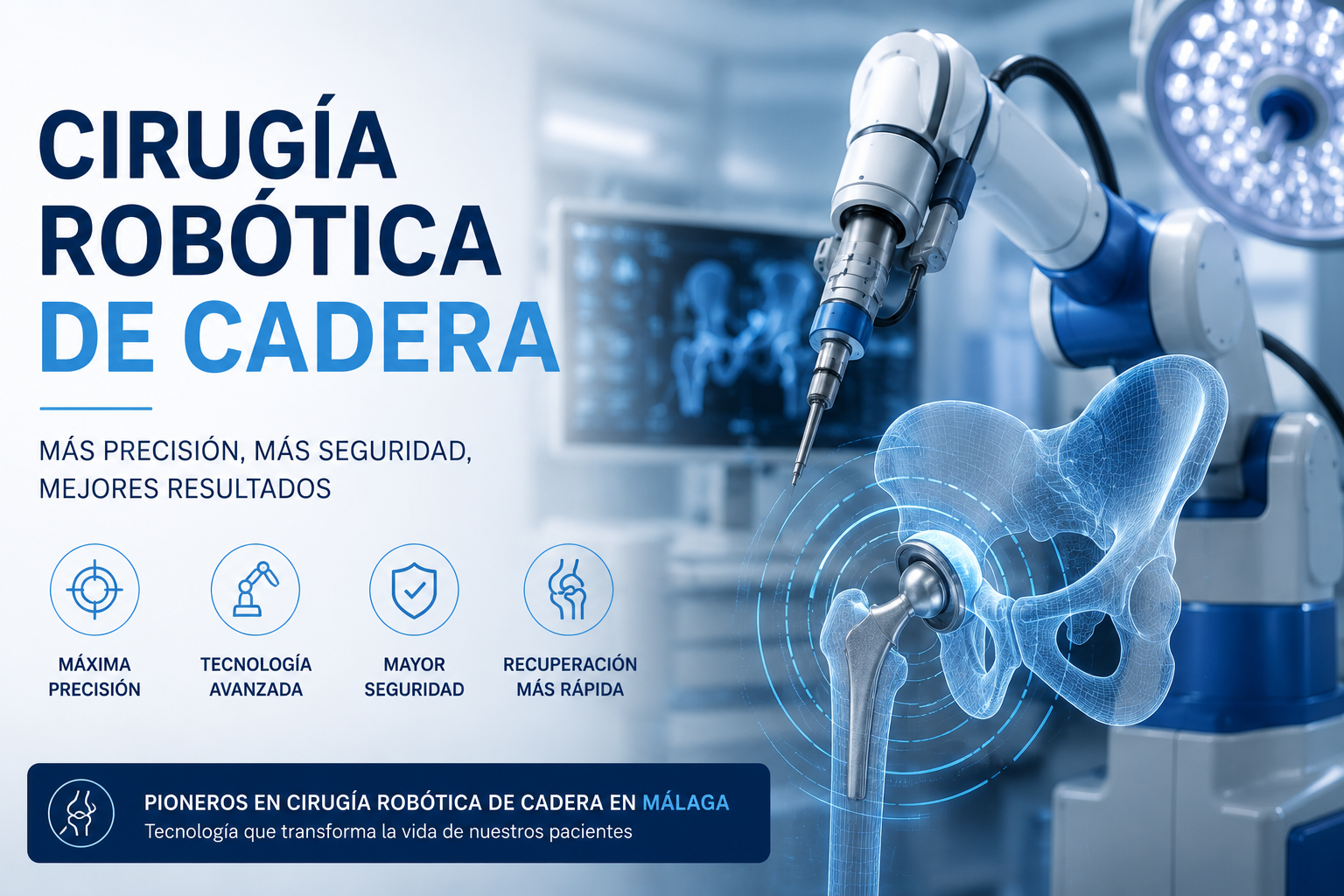 Cirugía robótica Cadera