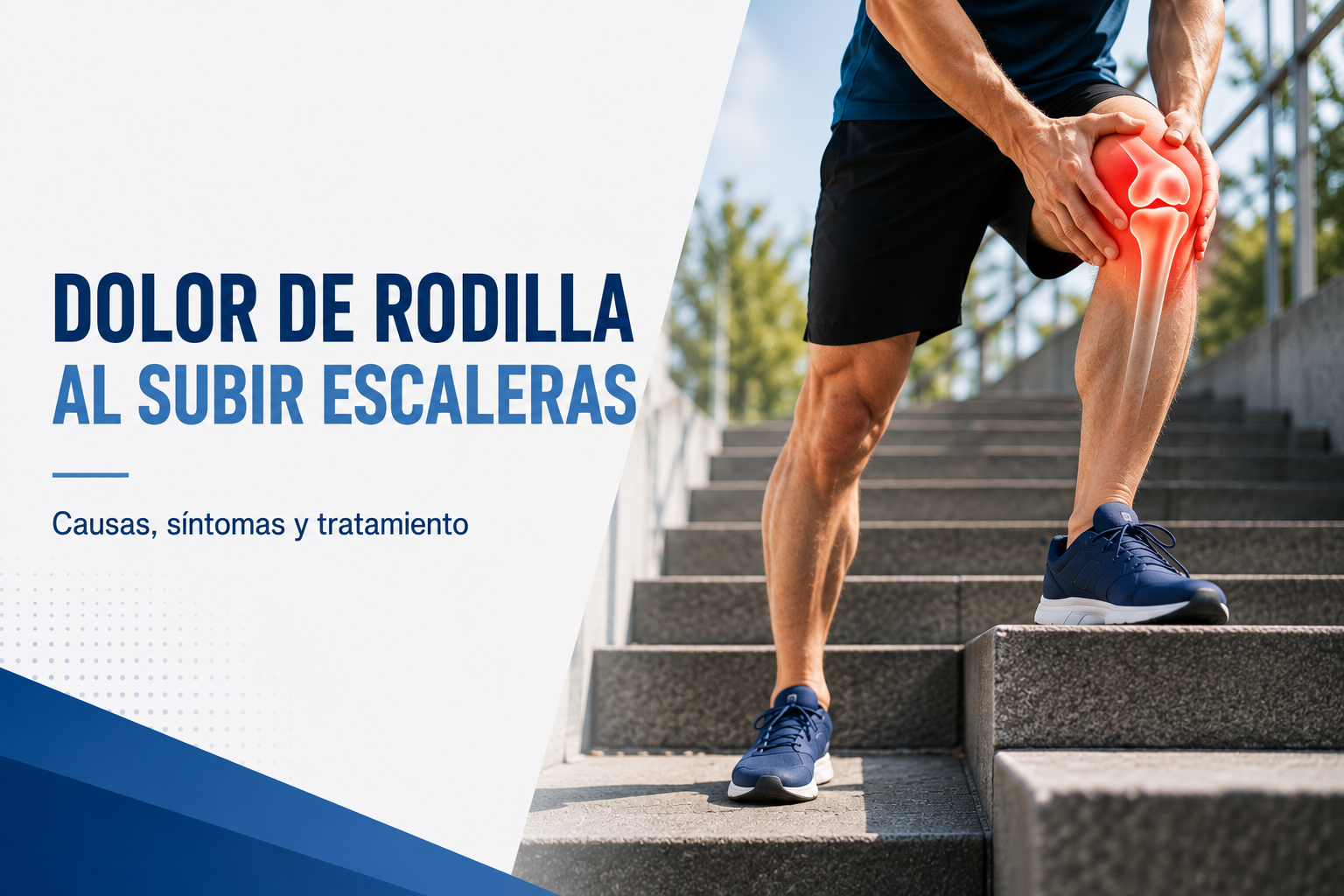 Dolor de rodilla al subir escaleras