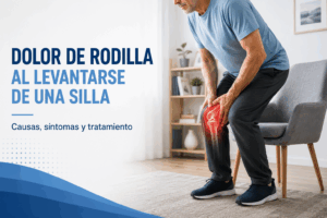 Dolor de rodilla al levantarse de una silla